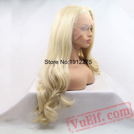 Blonde Wigs Lace Wig Wave Hair Wigs Women Natural