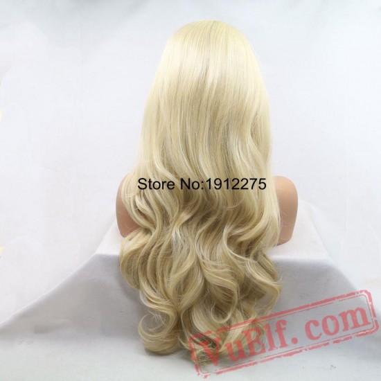 Blonde Wigs Lace Wig Wave Hair Wigs Women Natural