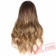 long wavy wigs women's hair black blonde brown blonde wigs