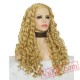 Curly Blonde Lace Front Long Wigs Women Natural Hair Cosplay Wig Curly Blonde Lace Front Long Wigs Women Natural Hair Cosplay Wig