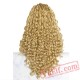 Curly Blonde Lace Front Long Wigs Women Natural Hair Cosplay Wig Curly Blonde Lace Front Long Wigs Women Natural Hair Cosplay Wig
