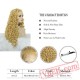 Curly Blonde Lace Front Long Wigs Women Natural Hair Cosplay Wig Curly Blonde Lace Front Long Wigs Women Natural Hair Cosplay Wig