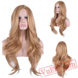 Blonde Wig Women Colour Nature Wave Hair