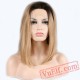 Blonde Natural Straight Short Bob Wig Natural Lace Front Wig Women