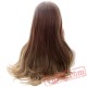 Beauty Long Wavy Hair Brown Blonde Wigs Black/White Women Cosplay/Party Wig