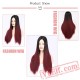 beauty Long Straight Black Red Wigs Women Cosplay Blonde