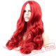 Hair Long Loose Wavy Red Wig Wig Women Wig Hair