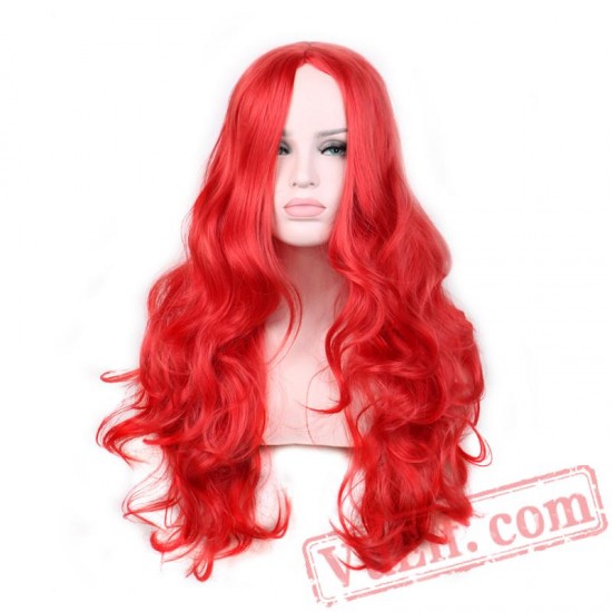 red wig curly wigs blonde wig long black wigs hair women