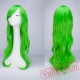 Hair Long Wavy Red Wig Womans Cosplay Wigs White Women Hair