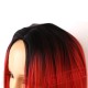 Wig Long Red Wig Straight hair wig Dark Roots Full Wigs Cosplay