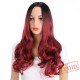 Long Wavy Red Wigs Black Women Hair