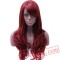 Long Full Red Wavy Wigs Black Women Red Cosplay Wig