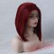 Short Bob Hair Natural Red Wig Lace Front Wigs Black Women