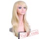 Long Wavy Wig Red Cosplay Wigs Women Hair