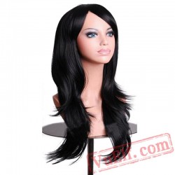 Long Wavy Wig Red Cosplay Wigs Women Hair