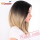 Short Straight Hair Women's Bob Blonde Hair Wigs