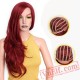 Red Long Wavy Hair Women Black Hairs Wave Cosplay Wigs Hair