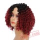 Long Black Red Wigs Kinky Curly Wigs Black Women Hair