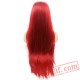 Long Red Straight Lace Front Wig Hair Wigs Cosplay Women