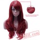 Long Wavy Curly Red Wigs Women Cosplay Wigs American Afro Hair