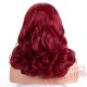 Lace Front Wig 150% Red Wig Wavy Lace Wig Hair Women