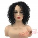 Short Afro Kinky Curly Wigs Women's Red Natural Hair