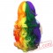 Long Curly Hair Cosplay Wigs Red Yellow Pink Women Party Hair Wig