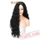 Red Black Long Water Wave Hairstyle Wigs Women Hair