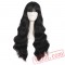 Beauty Long Curly Grey Brown Black Wig Cosplay Wigs Women