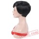 Short Black Wigs Women Pixie Cut Wig Cosplay Party Hair Wig