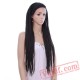 Beauty Long Black Wig Box Braided Lace Front Wigs Women