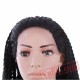 Beauty Long Black Wig Box Braided Lace Front Wigs Women