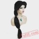 Beauty Cosplay Wigs Jasmine princess Long Black Wig Hair