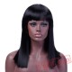 Short Straight Black Wigs Women Hair Natural Brown Cosplay Party