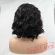 Black Wave Short Bob Natural Lace Front Wig Party White Women