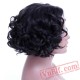 Short Wavy Curly Bob Cosplay Black Wigs Women Arican American