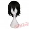 Short Straight Cosplay Wig Men Black Hair Wigs