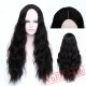 Long Kinky Culry Black Wigs Women Pink Blue Wigs