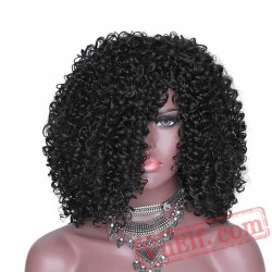 Long Hair Black Wigs Women Curly Wig African American