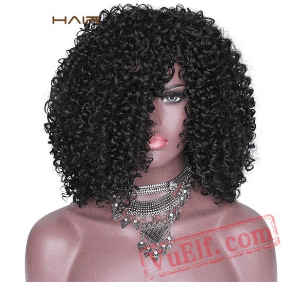 Long Hair Black Wigs Women Curly Wig African American