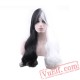 black white wig cosplay long wavy hair wigs women wig