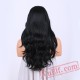 Black Long Wavy Wigs Women Lace Wigs Capless Hair