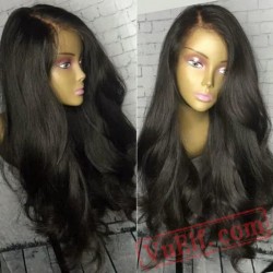 Long Black Wig Wave Lace Front Wig Natural Wigs Black Women