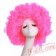 Beauty Afro Wig Kinky Curly Hair Black White Bobo Wigs Cosplay