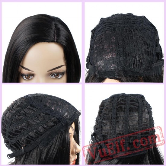 Straight Bob Black Wig Women African American Natural wigs