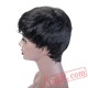 Short Black Wigs Women Pixie Cut Wig Cosplay Party Hair Wigs