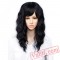 Natural Wave Wigs Bangs Hair Wigs Natural Black Wig Women