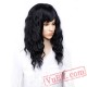 Natural Wave Wigs Bangs Hair Wigs Natural Black Wig Women