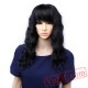 Natural Wave Wigs Bangs Hair Wigs Natural Black Wig Women