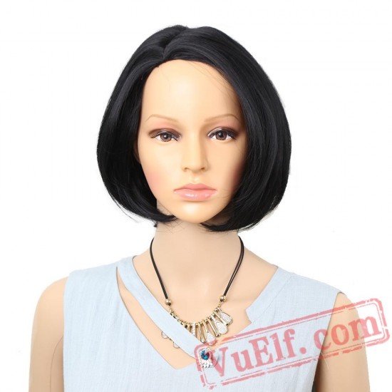 Short Straight Bob Wig black wig Women black wig